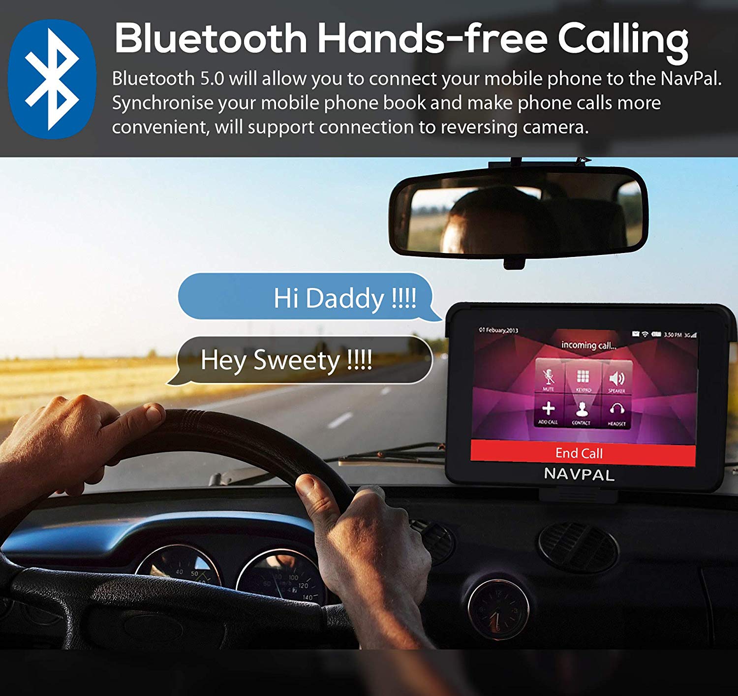 NAVPAL 7 Inch SAT NAV GPS – UK & Europe Edition – Perfect For Cars, Trucks & Motorhomes